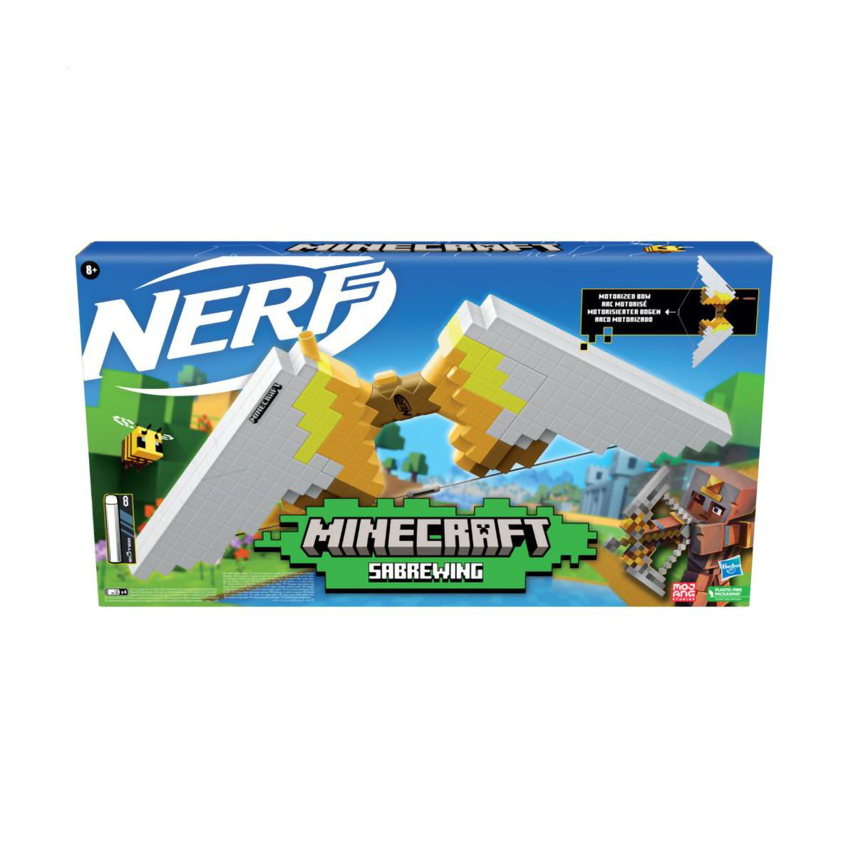 Іграшковий лук Hasbro Nerf Minecraft Sabrewing від 8 років, 56*31*7 см (F4733)
